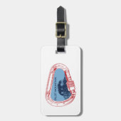 Pilot Mountain North Carolina Bagagelabel (Voorkant verticaal)