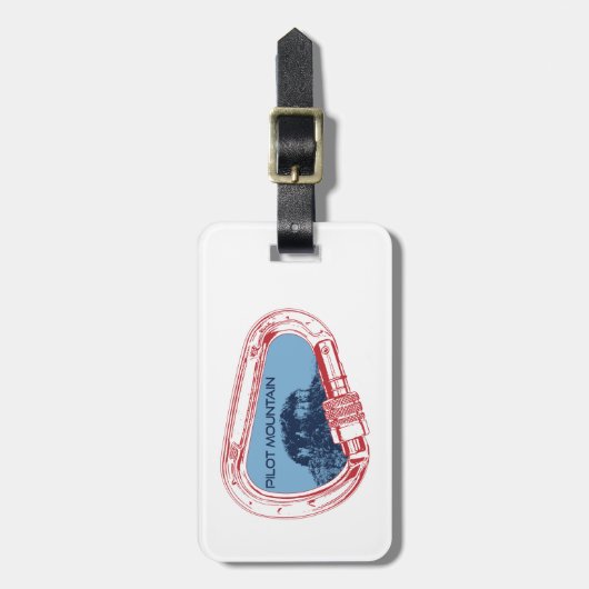 Pilot Mountain North Carolina Bagagelabel (Voorkant verticaal)