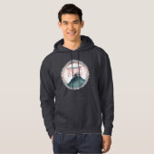 Pilot Mountain North Carolina State Park Hiker Hoodie (Voorkant volledig)
