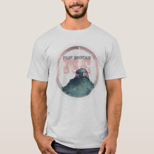 Pilot Mountain North Carolina State Park Hiker T-shirt