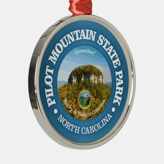 Pilot Mountain SP Metalen Ornament (Rechts)