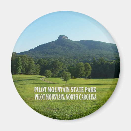 PILOT MOUNTAIN STATE PARK-MAGNET MAGNEET (Voorkant)