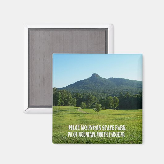 PILOT MOUNTAIN STATE PARK-MAGNET MAGNEET (Voorkant / Achterkant)