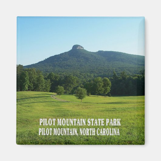PILOT MOUNTAIN STATE PARK-MAGNET MAGNEET (Voorkant)