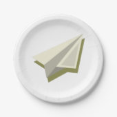 Pilot Paper Plane Design  Papieren Bordje (Voorkant)