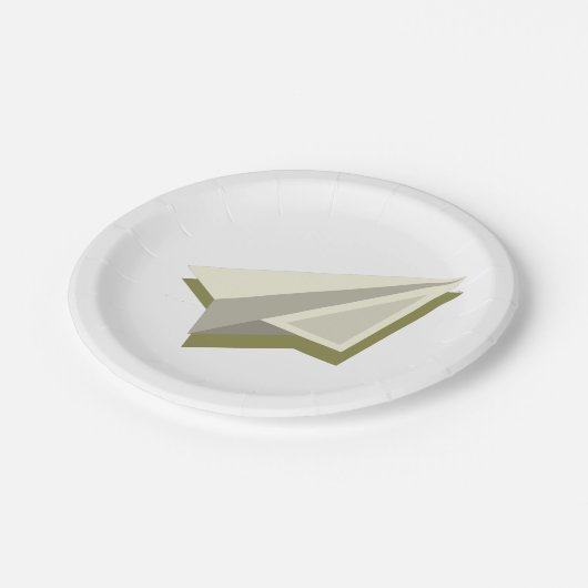Pilot Paper Plane Design  Papieren Bordje (Gekanteld)