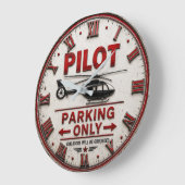 Pilot Parking Only Helicopter Aviation Hangar Grote Klok (Hoek)