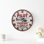 Pilot Parking Only Helicopter Aviation Hangar Grote Klok (Huis)