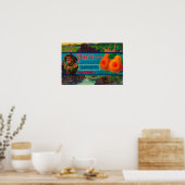 Pilot Pear Crate LabelEl Dorado County, CA Poster (Keuken)