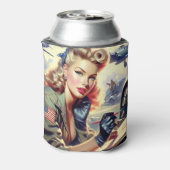  Pilot Pin Up Blikjeskoeler (Blikje Achterkant)