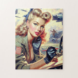 Pilot Pin Up Legpuzzel