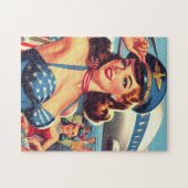  Pilot Pin-up Legpuzzel (Horizontaal)