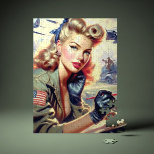  Pilot Pin Up Legpuzzel