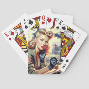 Pilot Pin Up Pokerkaarten