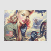  Pilot Pin Up Tissuepapier (Voorkant)