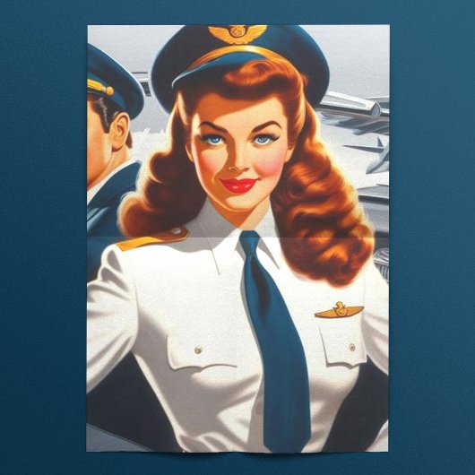 Pilot Pin-up Tissuepapier