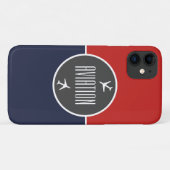 Pilot Plane Aviation Flying iPhone 11 Hoesje (Achterkant (horizontaal))
