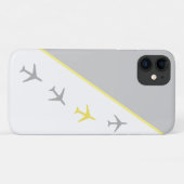 Pilot Plane Aviation Flying iPhone 11 Hoesje (Achterkant (horizontaal))