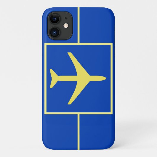 Pilot Plane Aviation Flying iPhone 11 Hoesje (Achterkant)