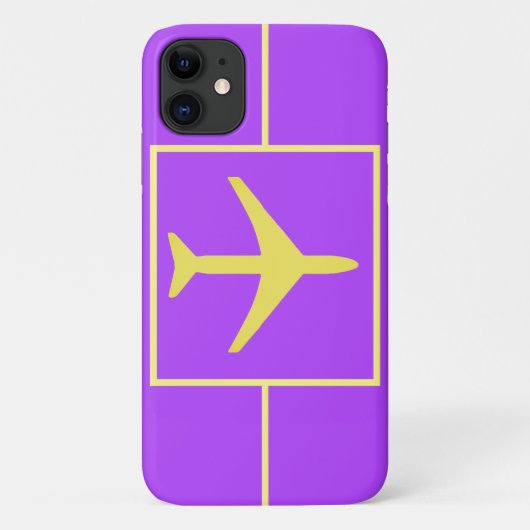 Pilot Plane Aviation Flying iPhone 11 Hoesje (Achterkant)