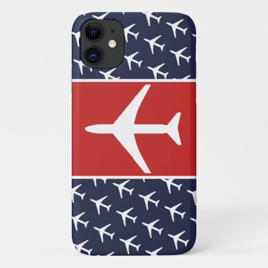 Pilot Plane Aviation Flying iPhone 11 Hoesje (Achterkant)