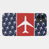 Pilot Plane Aviation Flying iPhone 11 Hoesje (Achterkant (horizontaal))