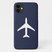 Pilot Plane Aviation Flying iPhone 11 Hoesje (Achterkant)