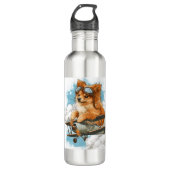 Pilot Pomeranian � Flying Ace Dog Waterfles (Voorkant)