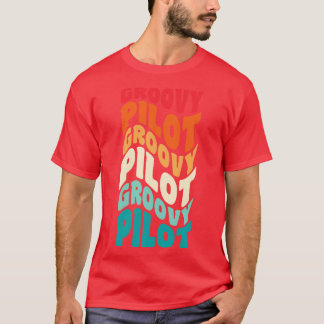 Pilot  Retro 60s 70s 80s Vibes T-shirt
