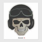 Pilot Skull Sticker (Vel)