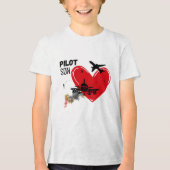 PILOT SON - Trotse zoon klaar om te zweven T-shirt (Voorkant)