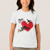 PILOT SON - Trotse zoon klaar om te zweven T-shirt (Voorkant)