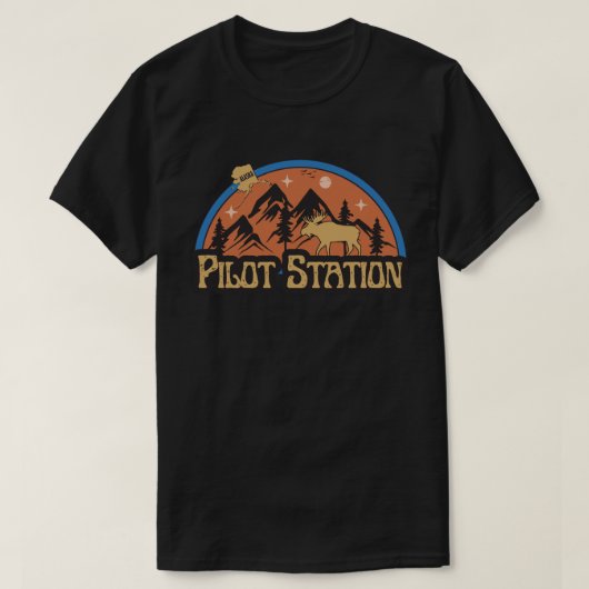 Pilot Station, Alaska-Shirt T-Shirt (Design voorkant)
