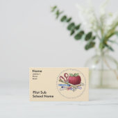 Pilot Substitute Teacher Visitekaartje (Staand voorkant)