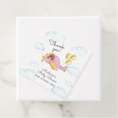 Pilot Teddy Bear Balloon Airplane Baby Shower  Bedankjes Labels (In situ)