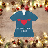 Pilot Typografie & vliegtuig, Modern, Gepersonalis Ornament