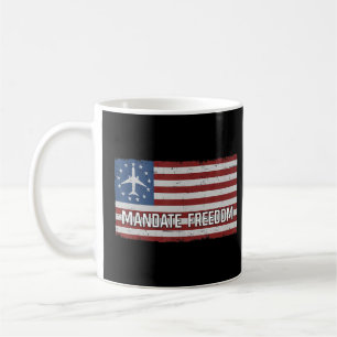 Pilot Usa vlag nr. Mandaat medisch tiranny Mandaat Koffiemok