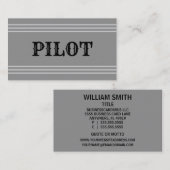 Pilot Visitekaartje (Voorkant / Achterkant)