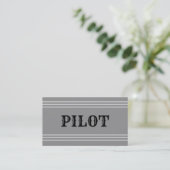 Pilot Visitekaartje (Staand voorkant)