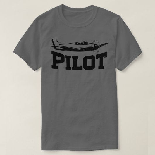 Pilot Vliegtuig Gift T-shirt (Design voorkant)