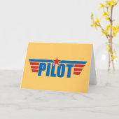 Pilot Wings Badge - Luchtvaart Kaart (Gele Bloem)