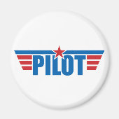 Pilot Wings Badge - Luchtvaart Magneet (Voorkant)