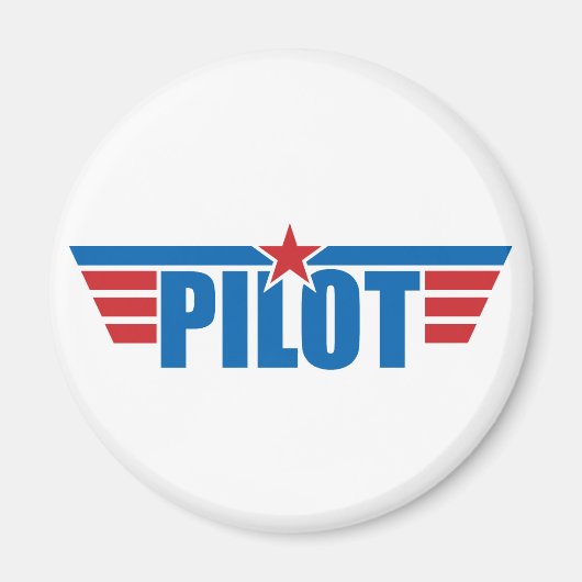 Pilot Wings Badge - Luchtvaart Magneet (Voorkant)