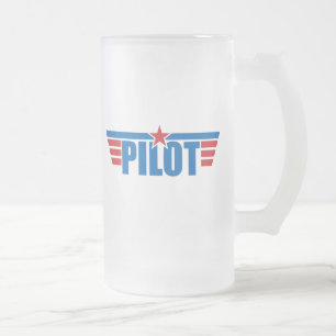 Pilot Wings Badge - Luchtvaart Matglas Bierpul