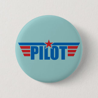 Pilot Wings Badge - Luchtvaart Ronde Button 5,7 Cm