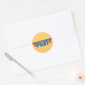 Pilot Wings Badge - Luchtvaart Ronde Sticker (Envelop)