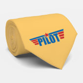 Pilot Wings Badge - Luchtvaart Stropdas (Opgerold)