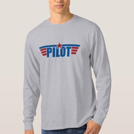 Pilot Wings Badge - Luchtvaart T-shirt (Voorkant)
