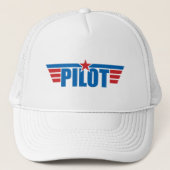 Pilot Wings Badge - Luchtvaart Trucker Pet (Voorkant)