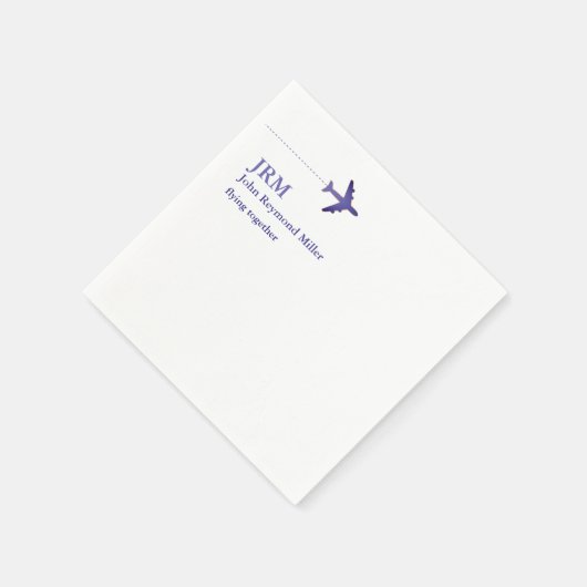 pilote van een luchtvaartmaatschappij servet (Hoek)